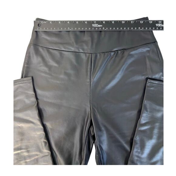 ASO Vampire Diaries Sleek Black Faux Leather Slim Fit‎ Pants/leggings  - Size M - Picture 3 of 7